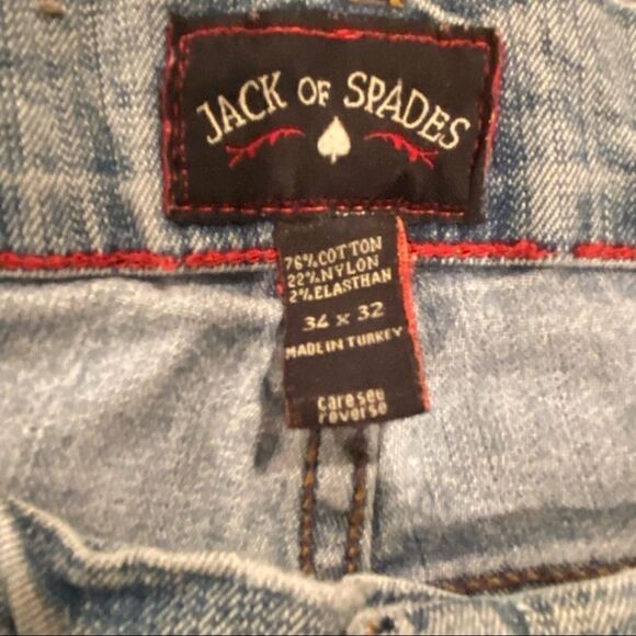 Jack Of Spades Light Sand Straight Relaxed Fit Size 34X32 - Picture 10 of 11